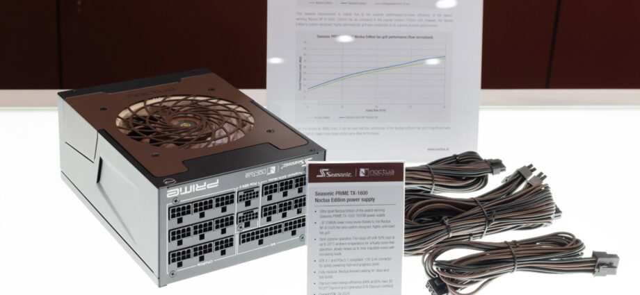 Noctua’s ‘near inaudible’ power supply is coming in 2024