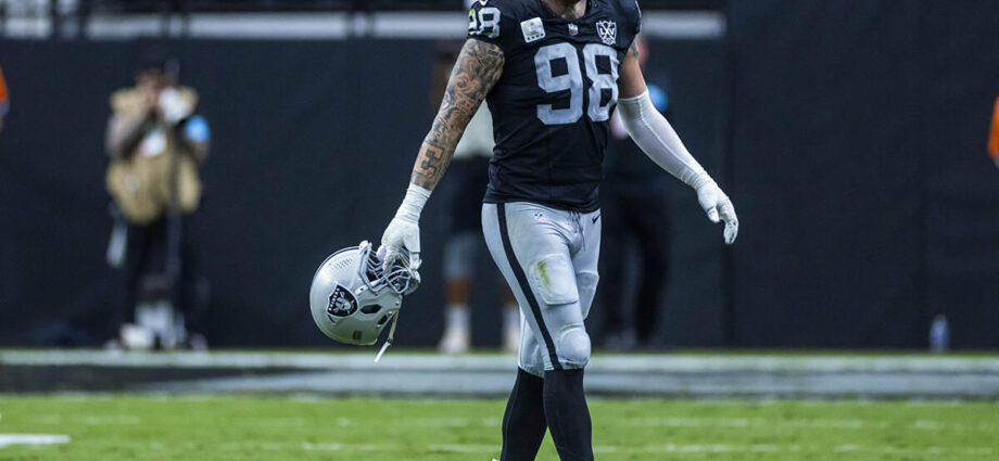 Maxx Crosby trying to ignore Davante Adams trade situation amid Raiders’ struggles: ‘It is what it is’