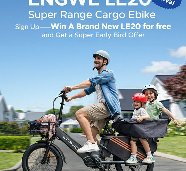 ENGWE Unveils 350 km Super Range and exclusive fast charging Cargo E-bike – LE20!