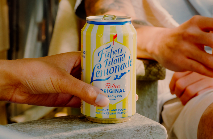Fishers Island Lemonade leans into its casual-coastal island aesthetic
