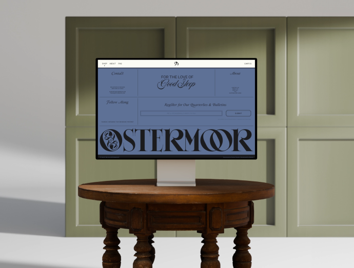 Parker crafts modern new identity for historic mattress brand Ostermoor
