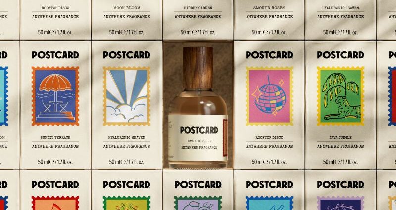 Robot Food’s identity for beauty brand Postcard invites us to slow down