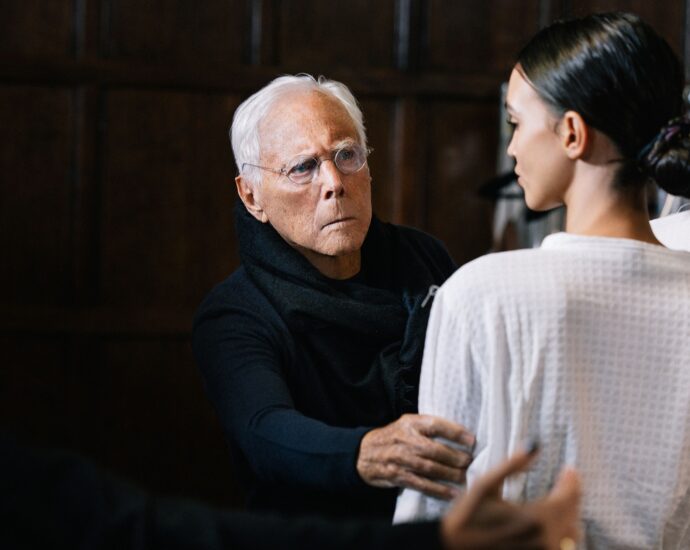 Step Into Giorgio Armani’s Stylish Shoes On a Whirlwind Trip to NYC