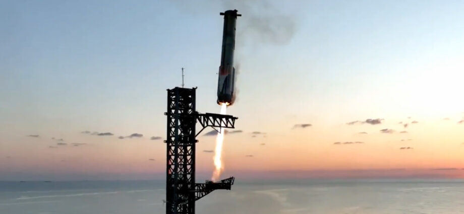 SpaceX’s Starship booster was ‘1 second away’ from aborting epic launch-tower catch