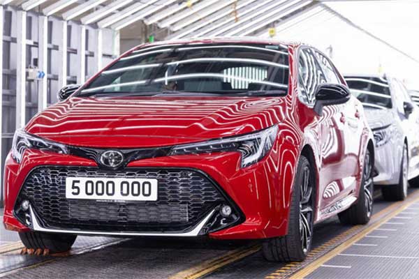 Toyota Produces Its 5 Millionth Vehicle In Europe