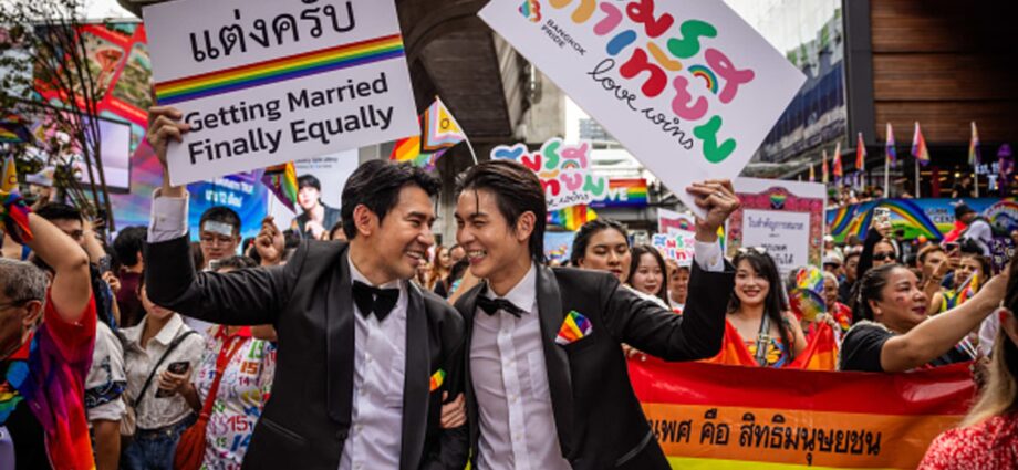 Thailand legalizing same-sex marriage is likely to bring a flood of tourists