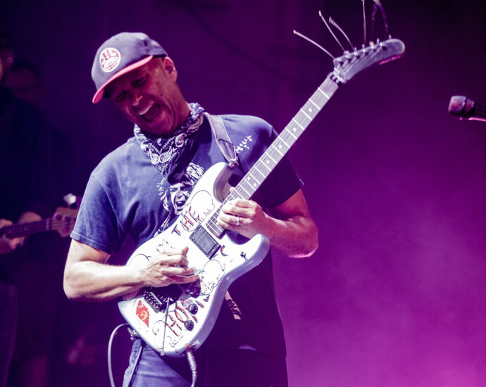 “I don’t have a vast collection of notable guitars, but I’m open to that idea”: Tom Morello’s ‘Arm the Homeless’ guitar is one of his most iconic instruments – and it could be revived as a signature run