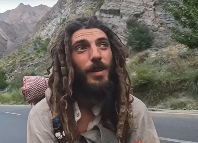 Former Motorycle Racing Star Has Been Traveling the World Barefoot for Six Years