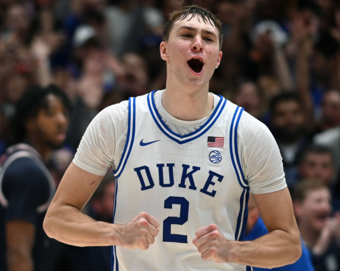 Cooper Flagg Tracker: Duke star freshman shines with 20 points, 12 rebounds in win over Louisville
