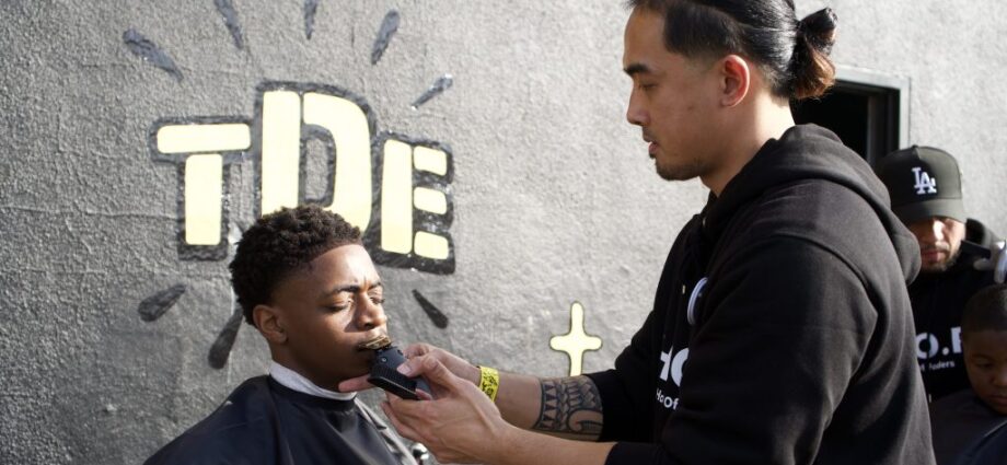 TDE’s 11th Annual Christmas Toy Drive Brings Snow And Smiles To Watts Community