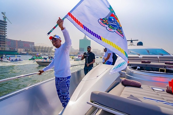 Sanwo-Olu Takes Part In Lagos Boat Regatta, Which Showcases The Beauty Of Lagos Waterways