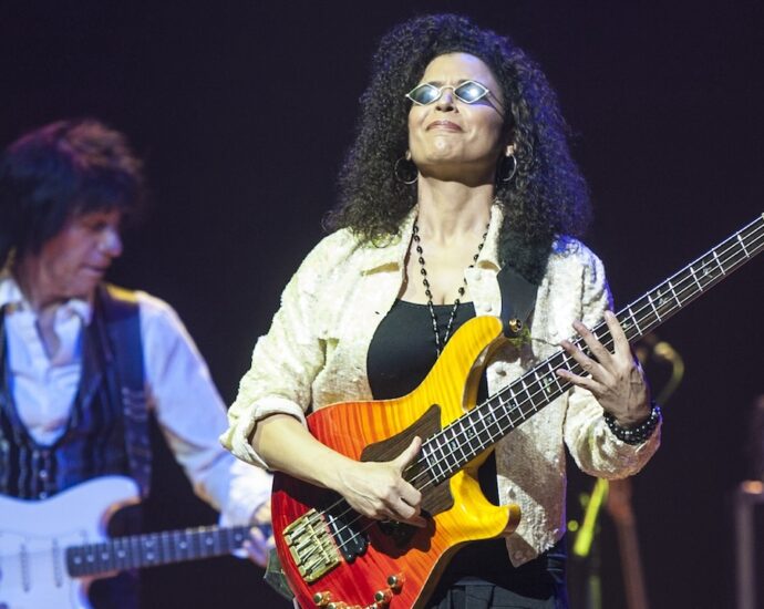 “They’re both amazing guitarists, but Jeff Beck let you take liberties”: Rhonda Smith had been on call with Prince for more than a decade when she told the Purple One she was busy with Jeff Beck