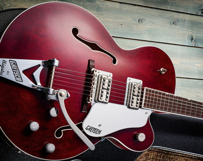“A less idiosyncratic, more intuitive but still distinctly handsome machine. It plays and feels like a much more modern proposition”: Gretsch Professional Series Hollow Body Tennessean review