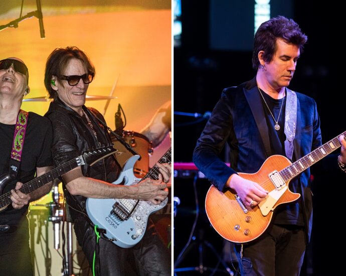 “His rhythm playing is tight and in tune in a way that’s rare, and his intonation is stunning”: Joe Satriani and Steve Vai have detailed the full SatchVai Band lineup – and Pete Thorn is handling rhythm guitar