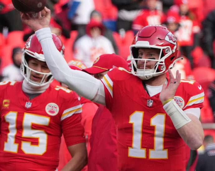 Carzon Wentz played an important part in the Eagles’ Super Bowl win over the Chiefs