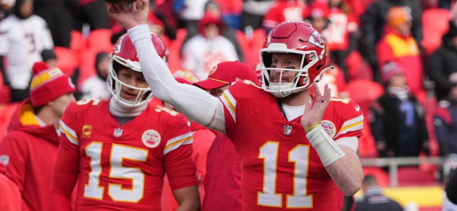 Carzon Wentz played an important part in the Eagles’ Super Bowl win over the Chiefs