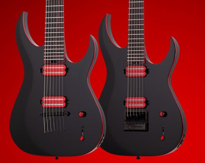 “Brutal looks and razor-sharp tones to push the limits of creativity”: Schecter’s Red Dawn series aims to weaponize a legion of chug-loving metal players