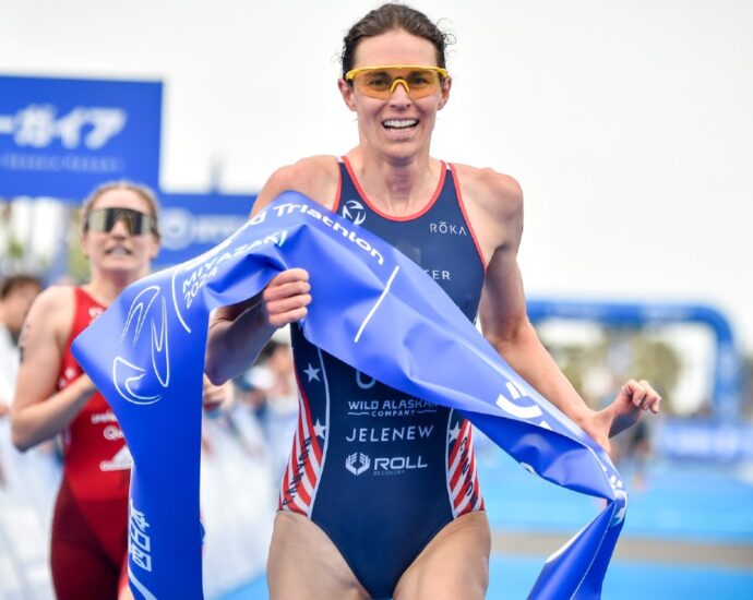 US Olympic triathlon champ Gwen Jorgensen reveals how she deals with nerves as 2025 opener looms large