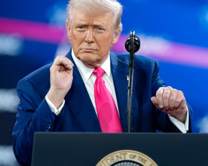 Trump Revels in Mass Federal Firings and Jeers at Biden Before Adoring CPAC crowd