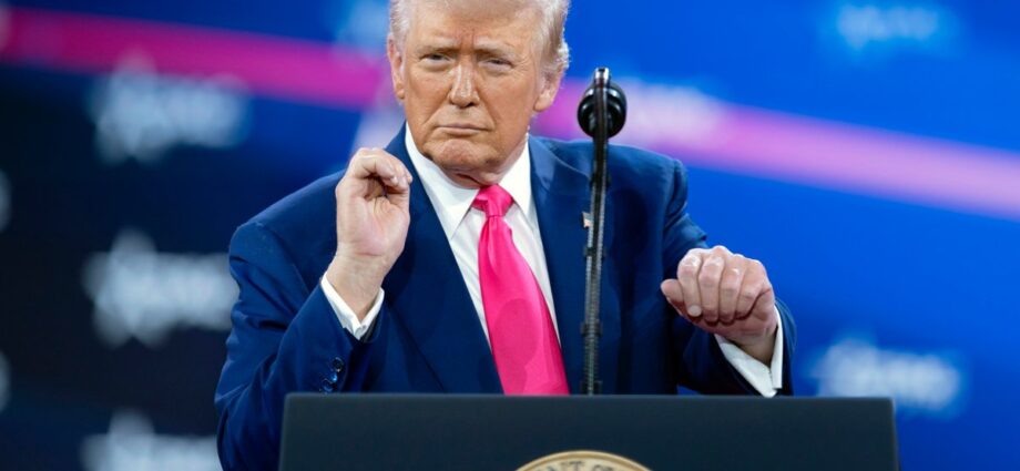 Trump Revels in Mass Federal Firings and Jeers at Biden Before Adoring CPAC crowd