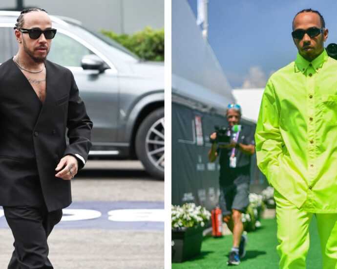 Lewis Hamilton, the Fashion Icon That You Are . . .