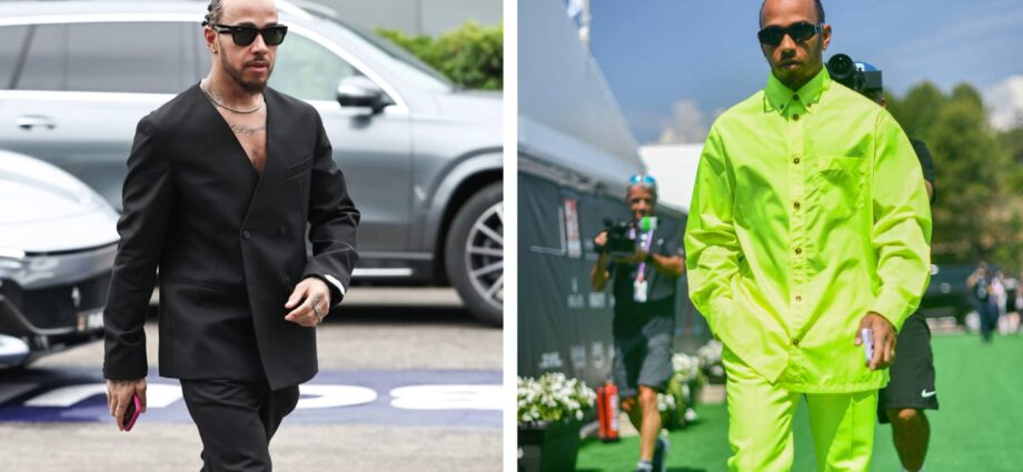 Lewis Hamilton, the Fashion Icon That You Are . . .