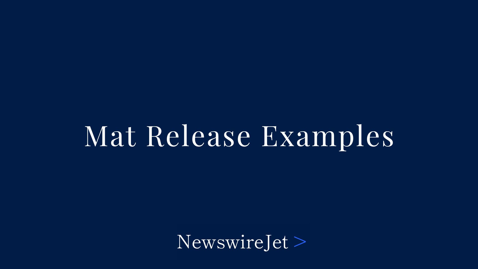 5 Best Mat Release Examples We’ve Seen This Year – #purplerelativity