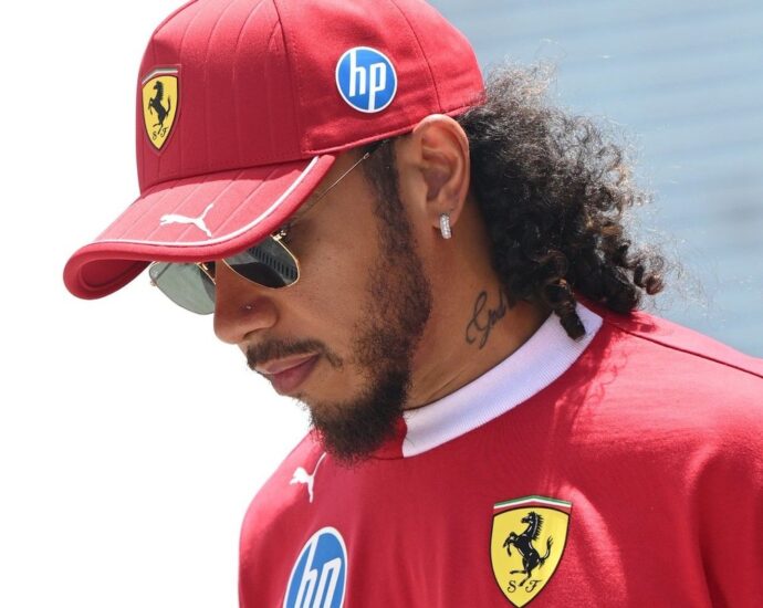 Lewis Hamilton returns fire at his Ferrari critics