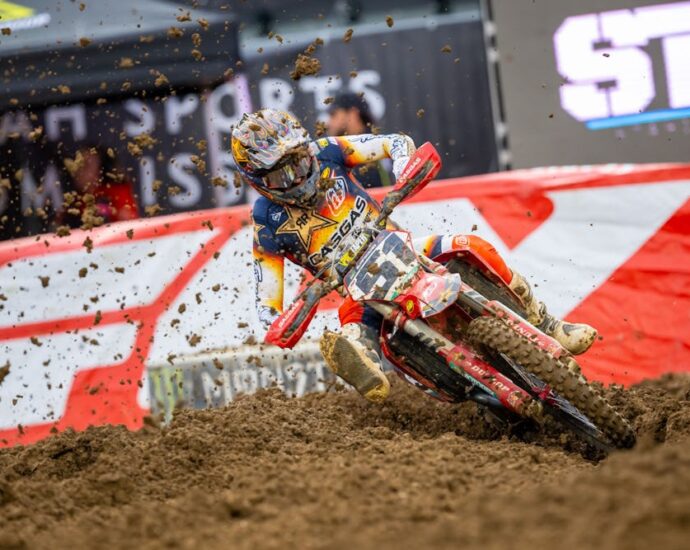 GasGas: Justin Barcia Out for Remainder of SX Due to Knee Injury