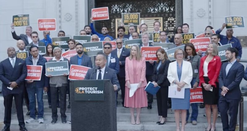 LA Tourism Industry Calls on City Council to Reject Labor Ordinance and Support Industry’s Recovery at City Hall Press Conference