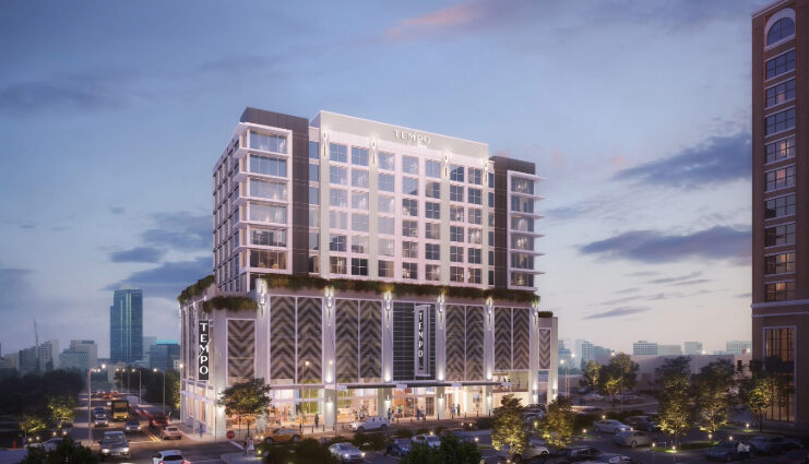 Tempo by Hilton Nashville Midtown Celebrates Topping-Out Milestone