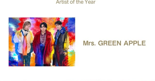 Mrs. Green Apple Wins Artist of the Year at 1st Music Awards Japan
