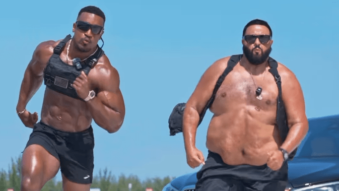 DJ Khaled Shows How Fast He Can Run In Video With Social Influencer Ashton Hall