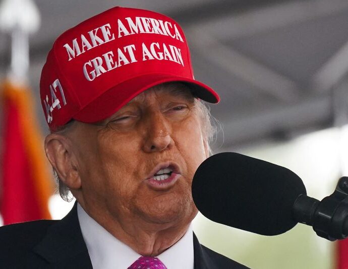 Trump says he is not happy with Putin for bombing Ukraine