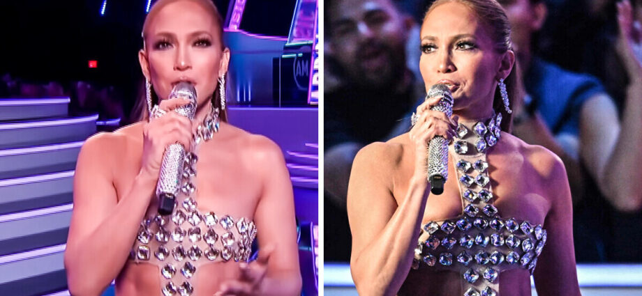 Jennifer Lopez Wears Nothing but Diamonds on Stage, Fans Are Divided
