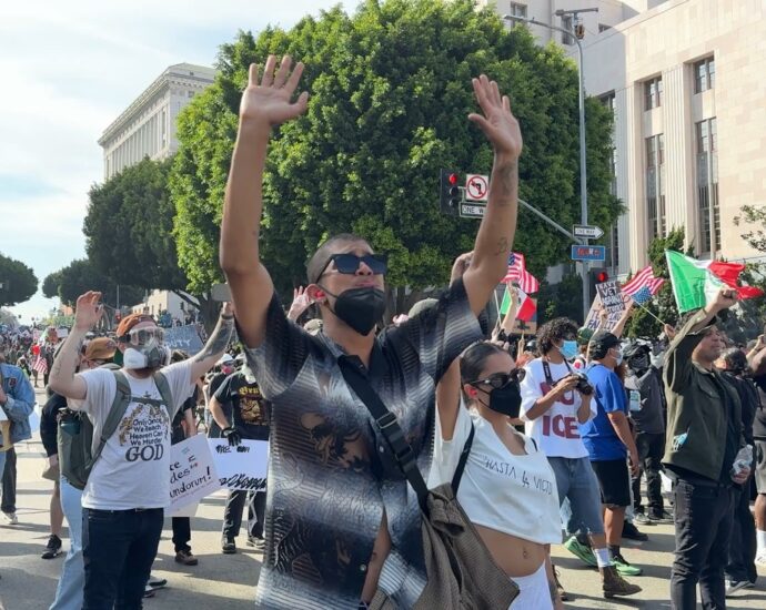 From Los Angeles to Libby, Montana: How Americans Protested King Trump