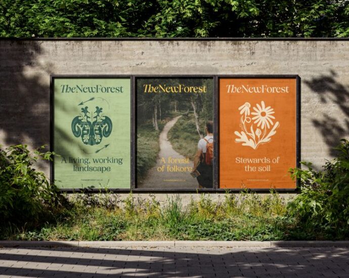 Studio Glass rebrands The New Forest with folklore, fungi creams and a whole lot of heart