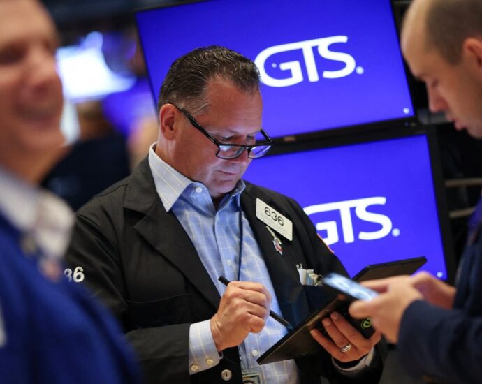 Dow jumps more than 300 points, S&P 500 sets new record after strong June jobs report