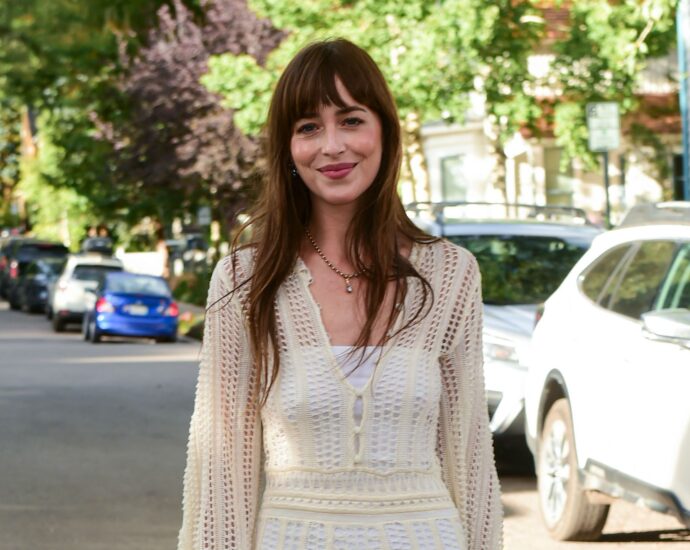Dakota Johnson Abandoned ‘Goth Summer’ Style for Her Beachiest Sheer Dress Yet