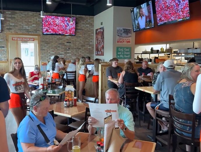 Seniors flock to new Hooters restaurant, plus clue leads to shipwreck discovery