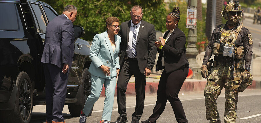 Trump’s immigration raids roil LA. How it plays out could matter in other cities.