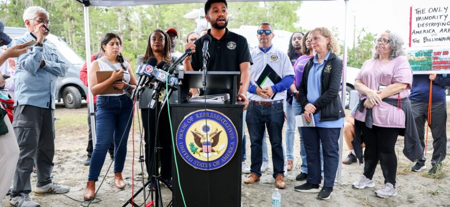 Florida Elected Officials Finally Get Into “Alligator Alcatraz.” Democrats Describe Conditions as “Vile.”