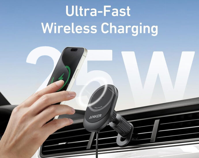 Updated Anker wireless car charging pad with Qi 2.2 and 25 W fast charging leaks