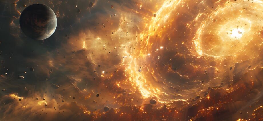 For the first time, AI observed a star that explodes during its encounter with a black hole