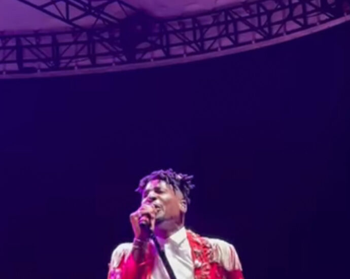 Jon Batiste pays tribute to late music icon Eddie Palmieri during Central Park concert