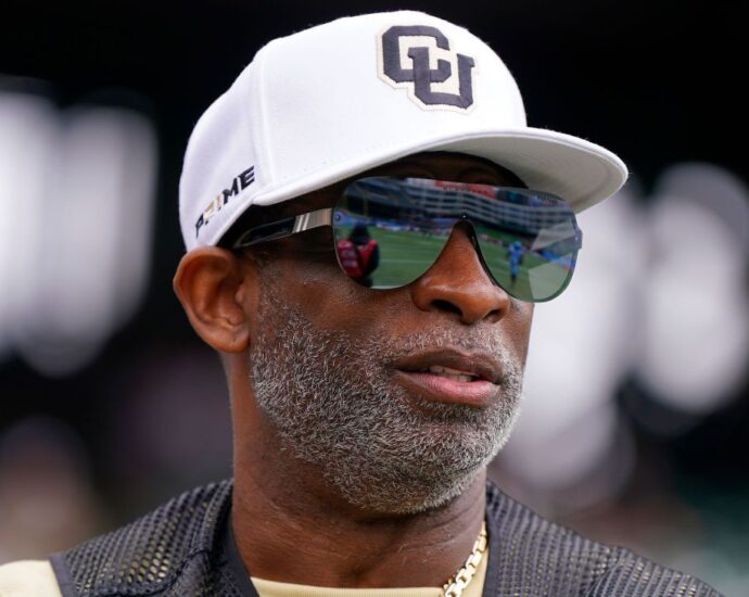 Buffs put bathroom on sideline for Coach Prime