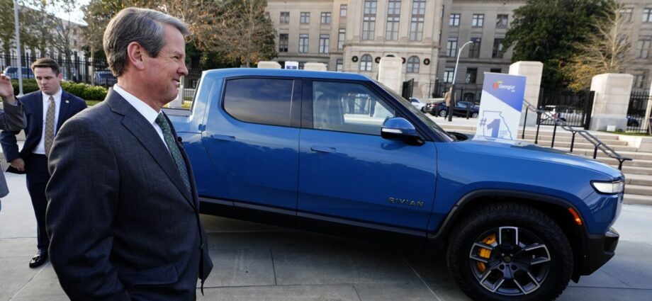 Rivian breaks ground on $5 billion Georgia electric vehicle plant