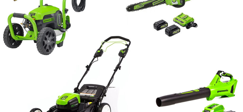 Walmart is blowing out Greenworks electric mowers, blowers, pressure washers and other yard tools