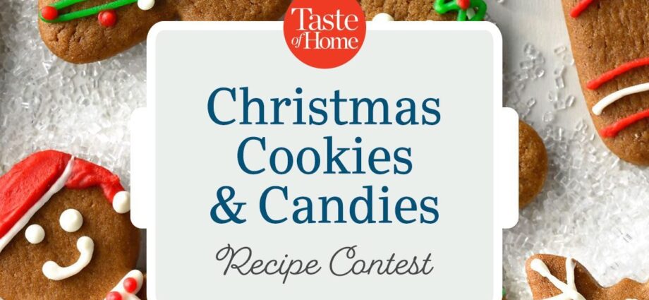 Christmas Cookies & Candies Recipe Contest Announcement