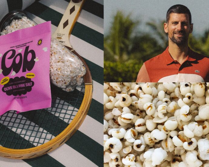 Novak Djokovic Talks Cob, His New Popped Sorghum Snack Brand
